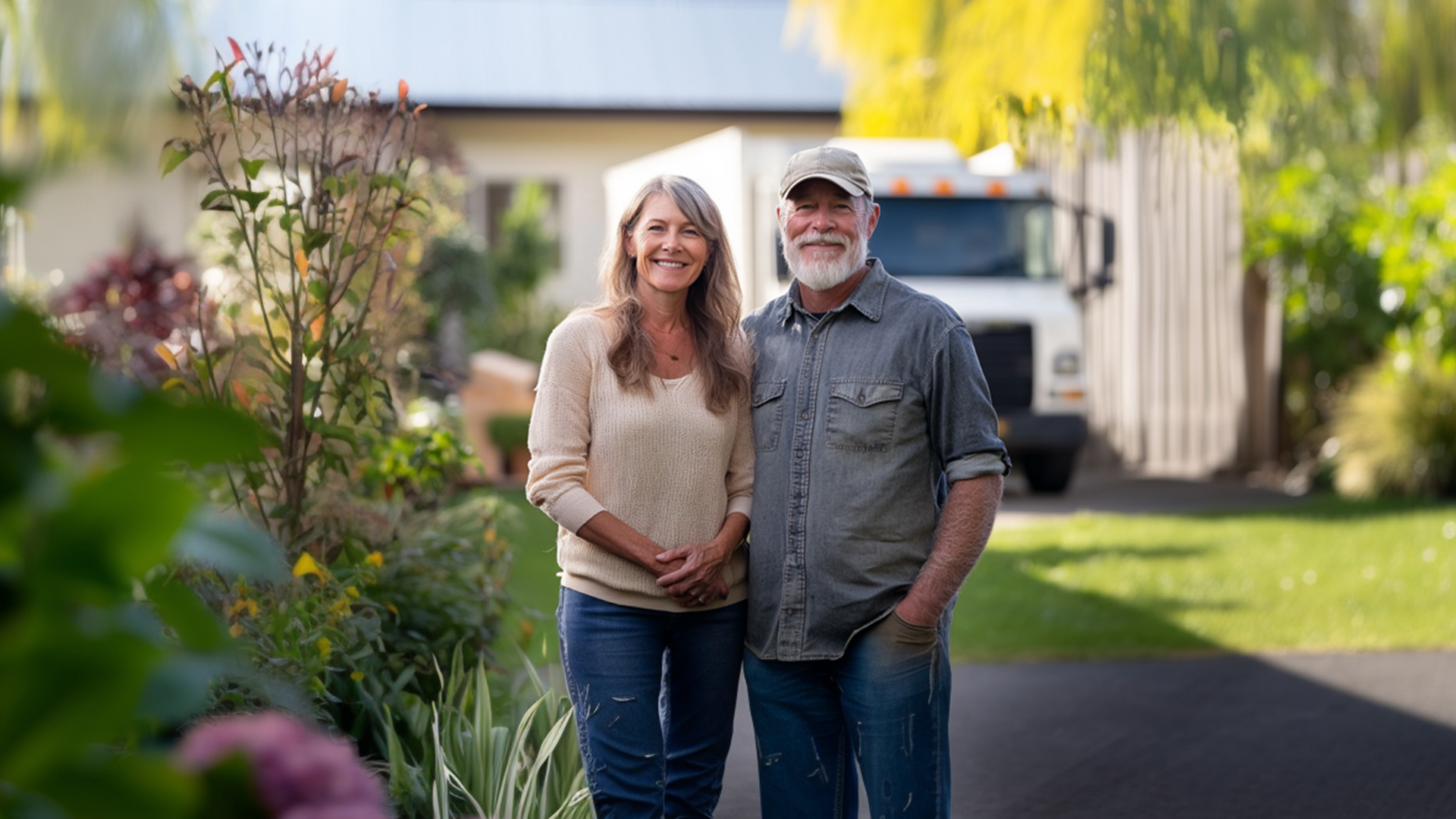 2 Affordable Moving Services in Vancouver – Your Budget-Friendly Solution_ Organized moving company with a team of male movers preparing for a next move in front of white truck in Vancouver